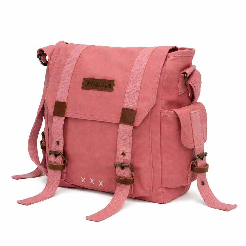 Pink Unisex Messenger Bag for Stylish Commuting 185